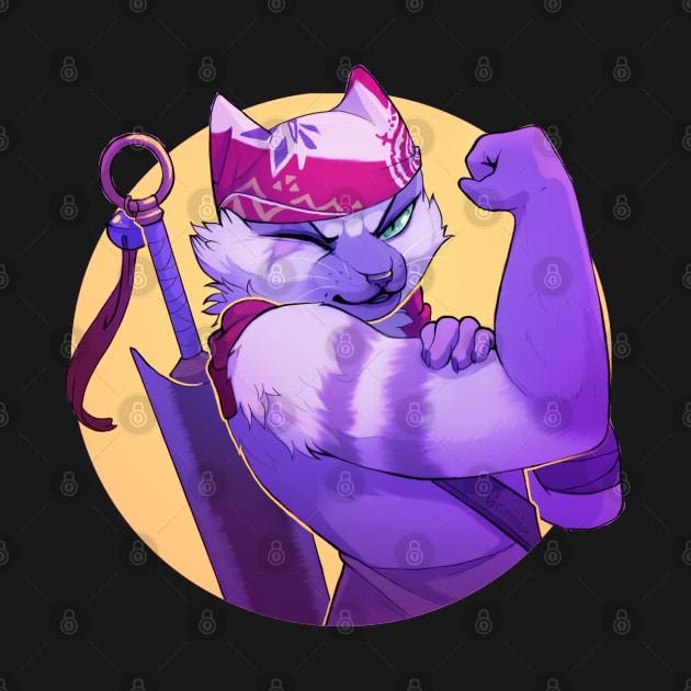 Meowscular Chef by Grimmla