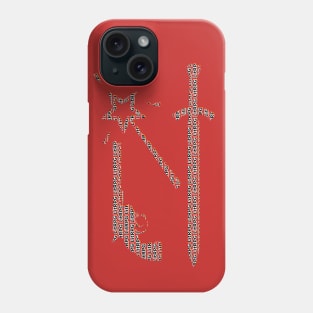 LitRPG - Gun, Wand and Sword Phone Case