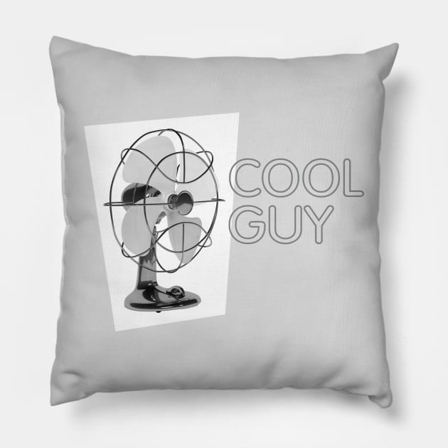 Cool Guy Pillow by Dale Preston Design