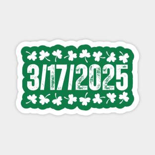 St. Patrick's Day - 3/17/2025 Celebration Magnet