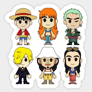 StrawHat Flag and Mask and more to decorate your room , buy and join the  Straw Hat crew Sticker for Sale by PalmMurrdg