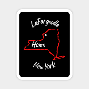 LaFargeville, New York "Home" Logo Magnet