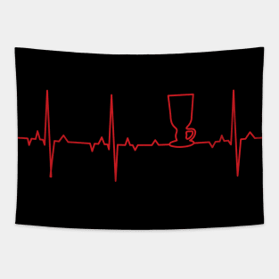 Irish coffee EKG Tapestry