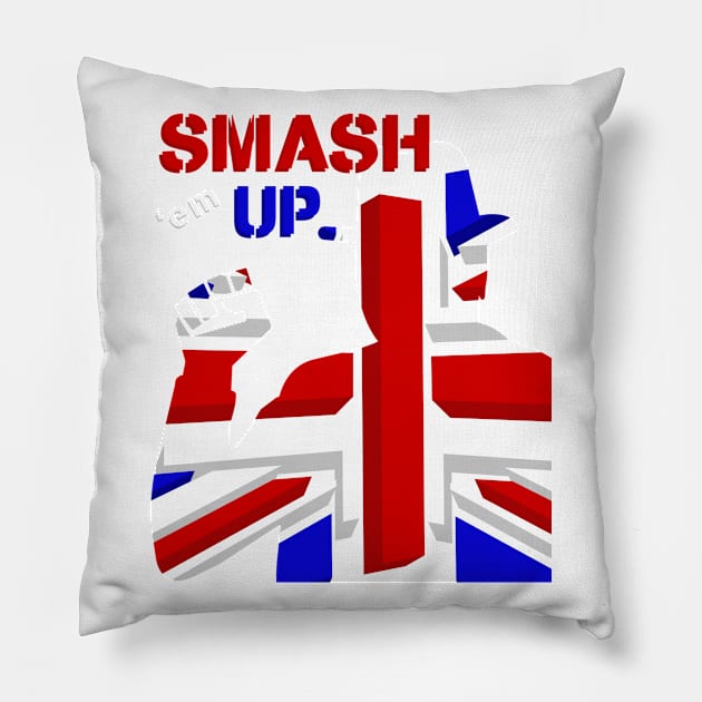 Churchill Smash em Up 2 Pillow by SiSuSiSu