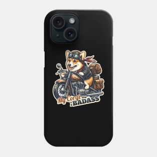 Corgi Biker Phone Case