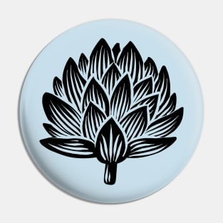 Artichoke Black Pin