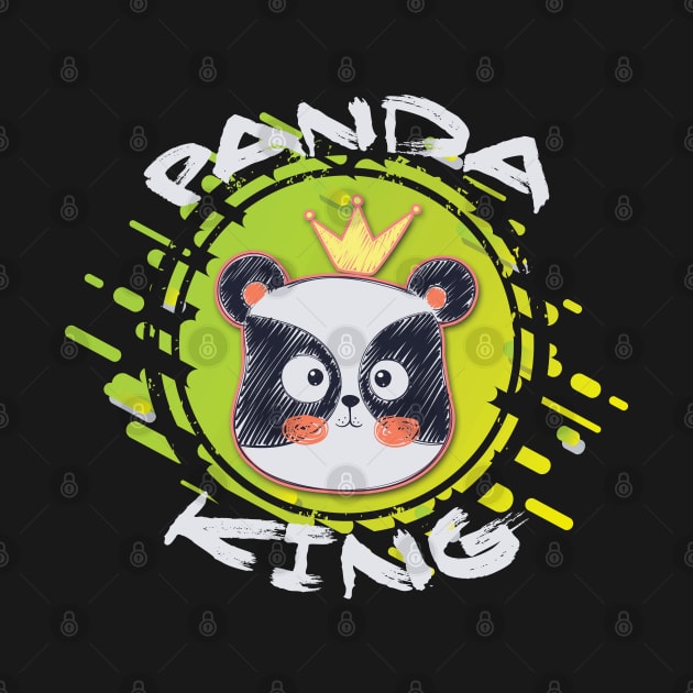 Panda King by Sunil Belidon