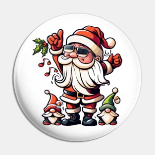 Santa & Gnomes Pin