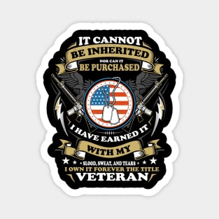 It Cannot Be Inherited nor can it be purchased i have earned it with my slow.. Magnet