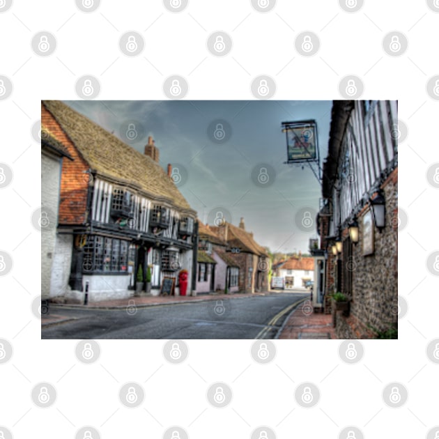 Alfriston High Street - 2, East Sussex, UK by Avalinart