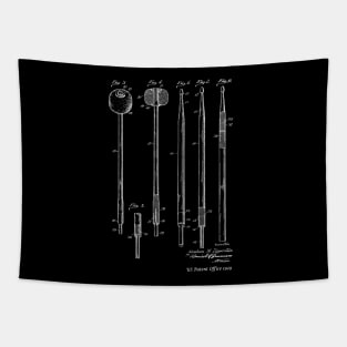 Awesome Gift For The Drummer Vintage Patent Image Drumsticks 1929 Tapestry