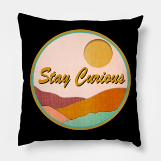 Stay Curious Pillow