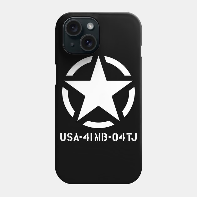 Military Star Phone Case by JP