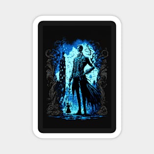 Gothic Steampunk Man Magnet