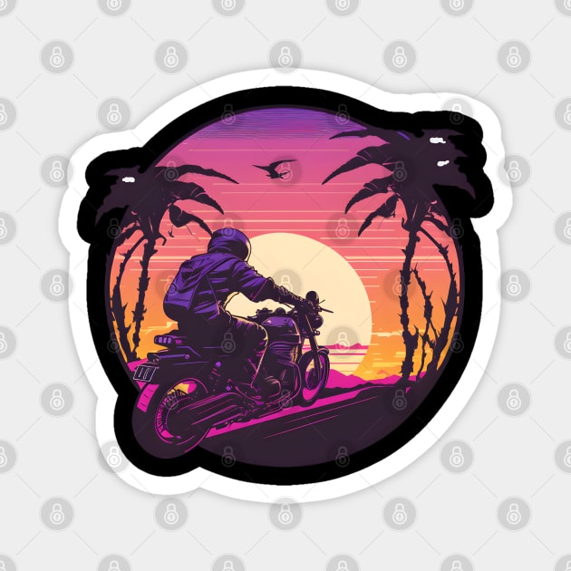 Motorbike Tshirt design Magnet by T-shirt US