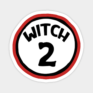 Witch 2 // Funny Halloween Parody Costume Magnet