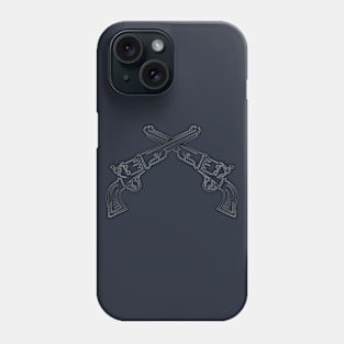 Western Era - Two Revolvers Phone Case