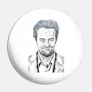 Matthew Perry /// Retro Design Pin