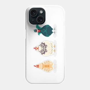 Three Cute Chickens Phone Case