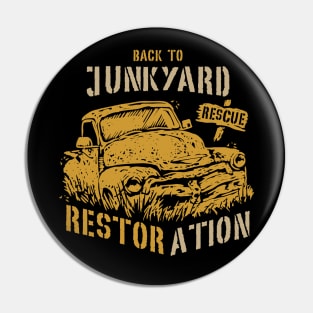 back to junkyard and restoration Pin