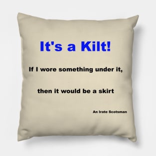 The Scottish Kilt Pillow