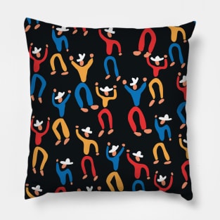 Venezuelan folklore dance party pattern Pillow