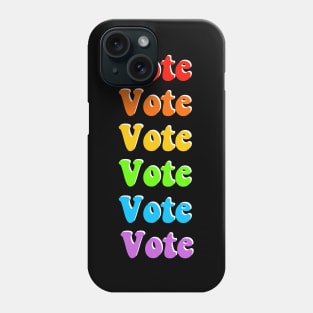 Rainbow Vote Phone Case