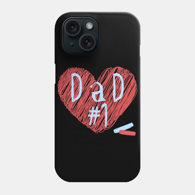 Best dad in the world - #1 Dad Phone Case by Try It