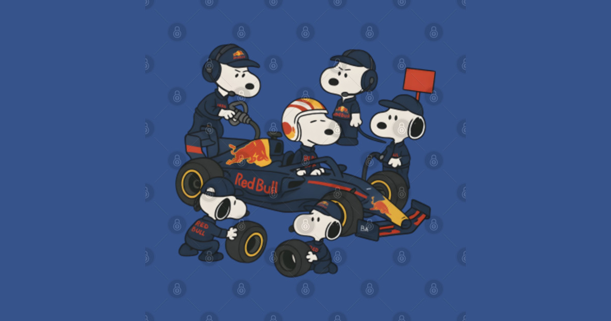 Snoopy Racing Team - Red Bull Pit Crew Edition - Red Bull Racing - T ...