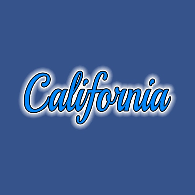 California 2 by Basement Mastermind T-Shirt by BasementMaster