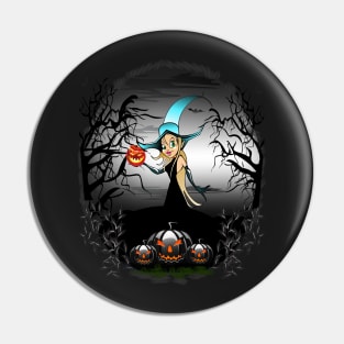 Ghosts, witches, vampires Pin