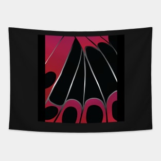 Butterfly Wing Collection - Black and Red Tapestry