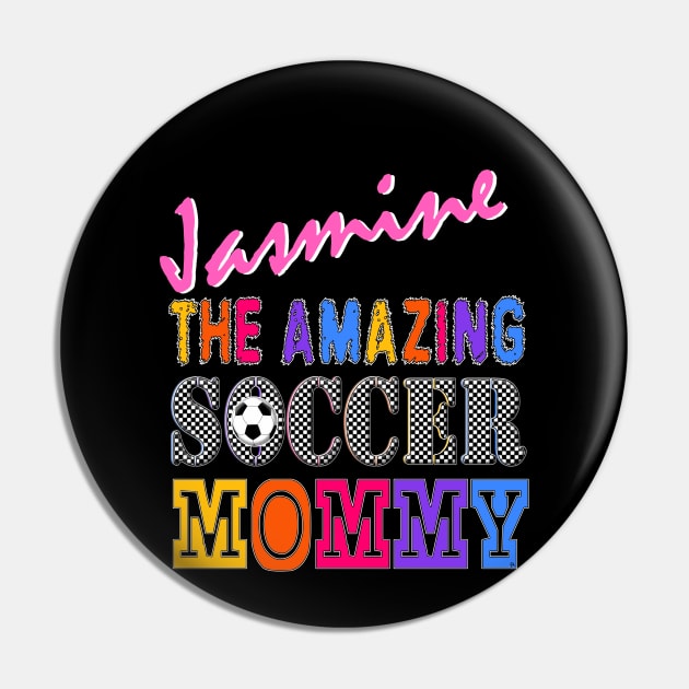 Jasmine Soccer Mom Pin by  EnergyProjections