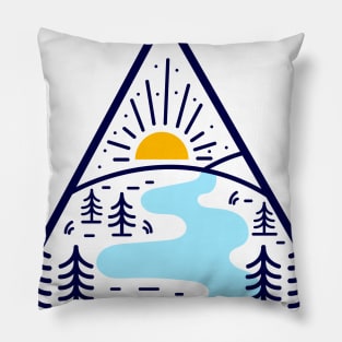 Glacier National Park Pillow