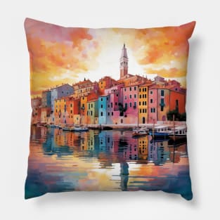 City painting Pillow