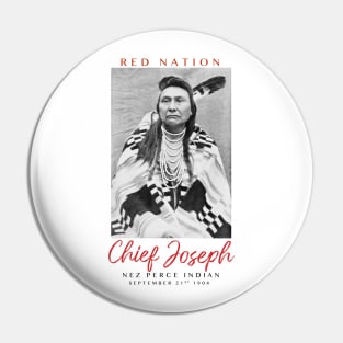 Red Nation Collection Chief Joseph Pin