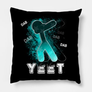 Yeet Dab - Dabbing Trendy Dance Emote Meme - Autumn Fall Kids Teens  - StickmanYeet Dab - Dabbing Trendy Dance Emote Meme - Autumn Fall Kids Teens  - Stickman Pillow