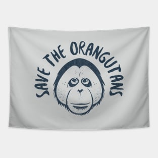 Save the Orangutans Tapestry