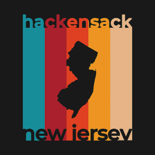 Hackensack New Jersey Retro T-Shirt