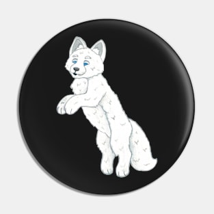 Arctic Fox Pin