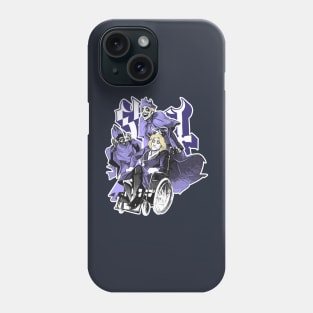 Funny Ghost Dark Neon Purple Phone Case