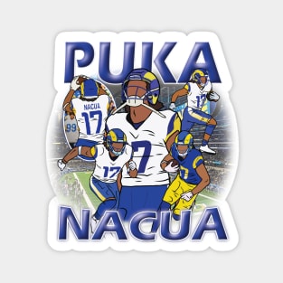 Puka Nacua Vintage Magnet