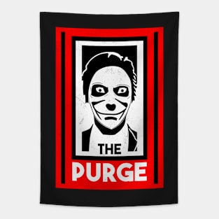 The Purge Minimalist Poster Tapestry