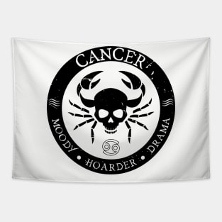 Savage Cancer Zodiac Antisocial Astrology Tapestry