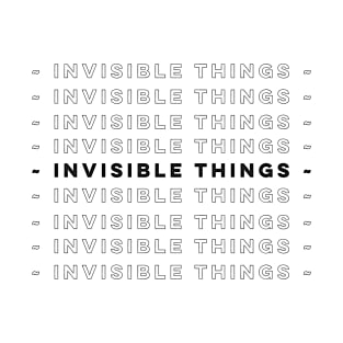 Invisible Things (Black Logo) T-Shirt