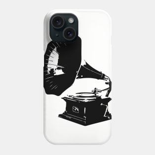 Vintage record player Phone Case