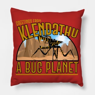 Greetings from Klendathu Pillow