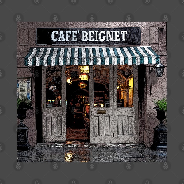 CAFE BEIGNET NEW ORLEANS by JerryGranamanPhotos71