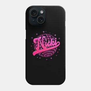 Personalized Name Nicki I Love Nicki Vintage Phone Case