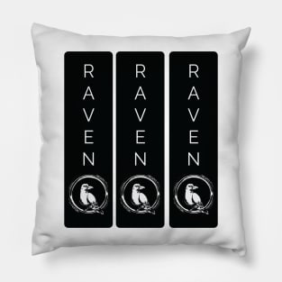 3 eyed Raven Luck Pillow